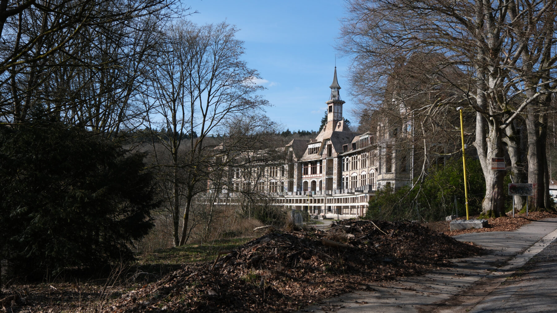 Le sanatorium de Borgoumont aujourd'hui.